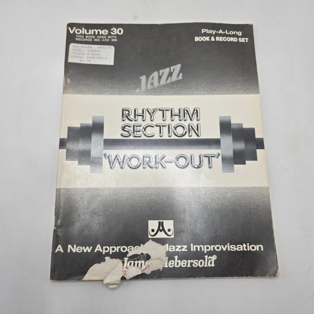 Jamey Aebersold Jazz Rhythm Section Work-Out Vol 30 Improvisation Book 1984